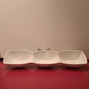 Three Section Serving Dish